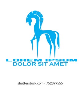 cyan horse logo