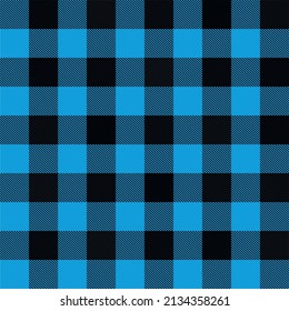 Cyan Light Blue Flannel Shirt Seamless Pattern Ready For Your Print Clothing