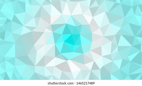 Cyan, light blue and white modern gradient triangle background texture made out of triangles of  different sizes in vector art, to be used as background/texture for sites/posters (Low Poly texture)