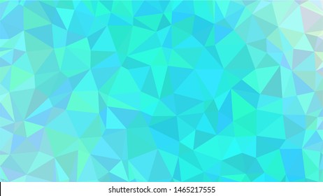 Cyan, light blue and white modern gradient triangle background texture made out of triangles of  different sizes in vector art, to be used as background/texture for sites/posters (Low Poly texture)