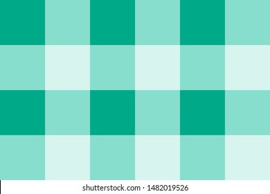 Cyan Lumberjack Buffalo plaid, Gingham, tartan fabric pattern 