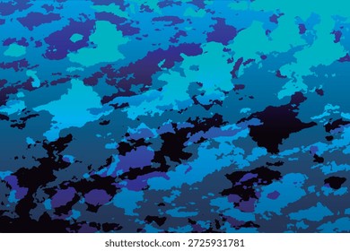 Fundo de respingos azul-marinho e ciano. Textura abstrata dinâmica para papel de parede digital moderno.