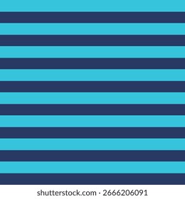 Cyan und Marine fett horizontalen Streifen nahtloses Muster Hintergrund