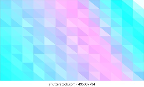 Cyan pink triangle grid abstract background