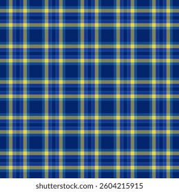 Cyan plaid seamless texture, event pattern tartan textile. Gentleman background check vector fabric in blue and cyan colors palette.