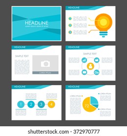 Infografía de polígonos cian, fluer, presentación, plantilla, web, marketing.Concepto de negocios. Conjunto de diseño plano.