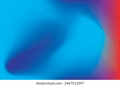 Cyan, red and blue color combination gradient background design. Cyan, red and blue color dynanic type of gradient background.