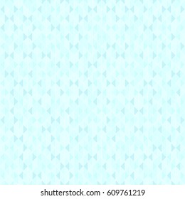 Cyan triangle pattern. Seamless vector