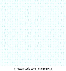 Cyan triangle pattern. Seamless vector