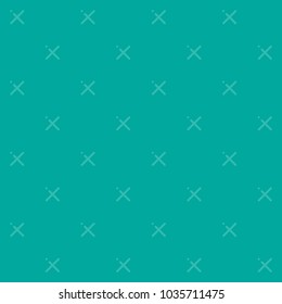 A cyan vector pattern made with 'x' plus sign. X texture tiled background. Trendy texture with pluses or crosses.