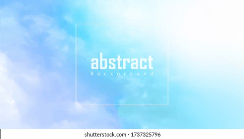 Cyan watercolor abstract texture background