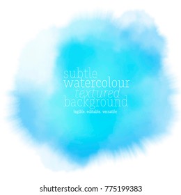 Cyan Watercolor Splash Stock Vector (Royalty Free) 775199383 | Shutterstock