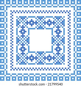 material de fabricación a mano azul-cian para la industria textil