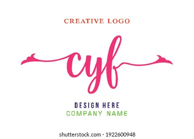CYB lettering logo is simple, easy to understand and authoritative