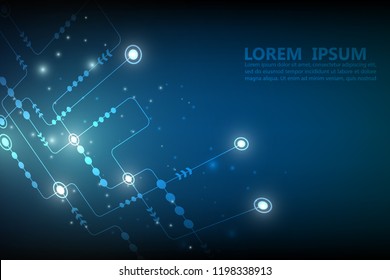 cyber abstract network line technology background