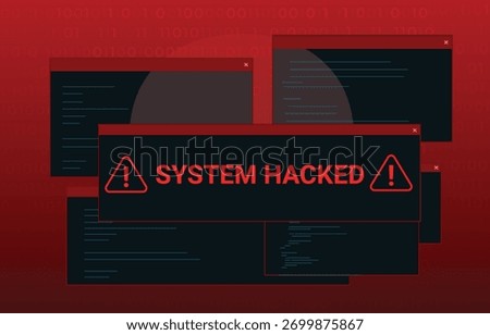 Cyber Attack Alert, system hacked, Sensitive date exposed worldwide.