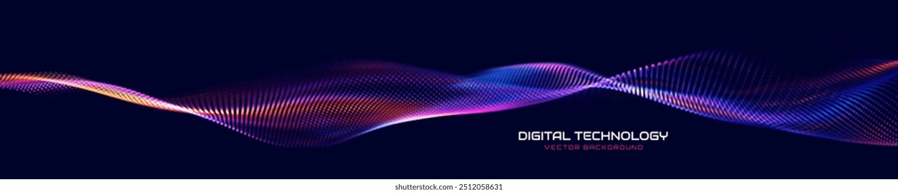 Cyber Big Data Flow Particles Bokeh. Digital Neural Network. Concept of AI Artificial Intelligence Technology Machine Deep Learning. Digital Communication. Science Technology Presentation Vector.