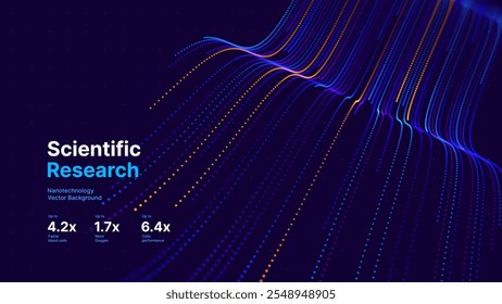 Cyber Big Data Flow Particles Bokeh. Digital Neural Network. Concept of AI Artificial Intelligence Technology Machine Deep Learning. Digital Communication. Science Technology Presentation Vector.