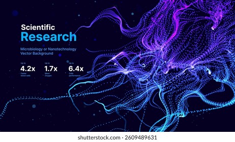 Cyber Big Data Flow Particles Bokeh. Digital Neural Network. Concept of AI Artificial Intelligence Technology Machine Deep Learning. Digital Communication. Science Technology Presentation Vector.