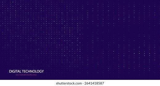 Cyber Big Data Flow Particles Bokeh. Digital Neural Network. Concept of AI Artificial Intelligence Technology Machine Deep Learning.