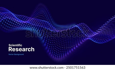 Cyber Big Data Flow Particles Bokeh. Digital Neural Network. Concept of AI Artificial Intelligence Technology Machine Deep Learning. Digital Communication. Science Technology Presentation Vector.