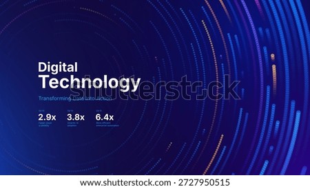 Cyber Big Data Flow Particles Bokeh. Digital Neural Network. Concept of AI Artificial Intelligence Technology Machine Deep Learning. Digital Communication. Science Technology Presentation Vector.