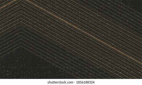 Cyber Black and Gold Technology Background,Hi-tech Digital and sound wave Concept design,Free Space For text in put,Vector illustration.