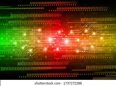 cyber circuit future technology concept background