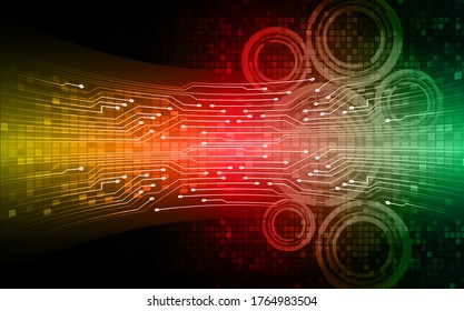 Cyberkreis-Technologie-Zukunftskonzept-Hintergrund