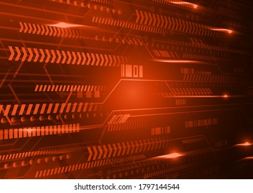 cyber circuit future technology concept background