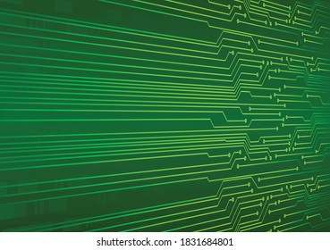 fondo de concepto de tecnología futura de circuito cibernético