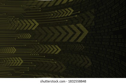 fondo de concepto de tecnología futura de circuito cibernético
