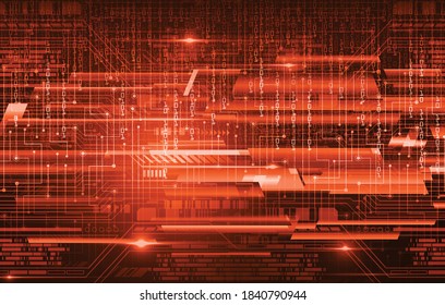 cyber circuit future technology concept background