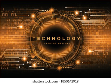 cyber circuit future technology concept background
