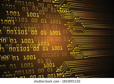 cyber circuit future technology concept background