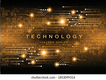 cyber circuit future technology concept background
