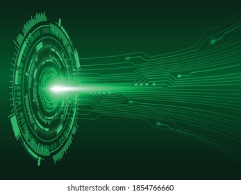 cyber circuit future technology concept background