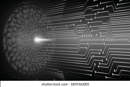 Cyberkreis-Technologie-Zukunftskonzept-Hintergrund