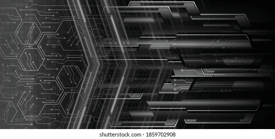 cyber circuit future technology concept background