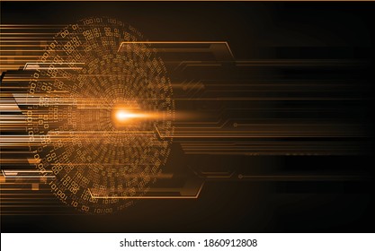 cyber circuit future technology concept background