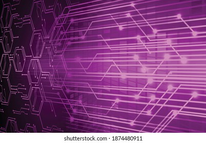 cyber circuit future technology concept background