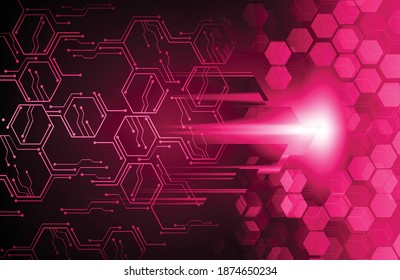 cyber circuit future technology concept background