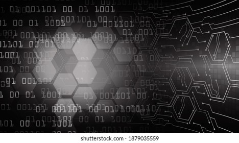 Cyberkreis-Technologie-Zukunftskonzept-Hintergrund