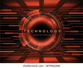 cyber circuit future technology concept background