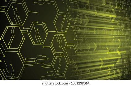 cyber circuit future technology concept background