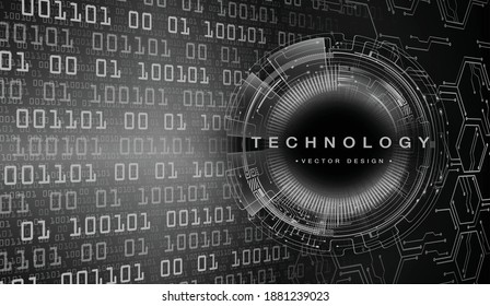 contexte du concept de technologie de l'avenir en cyber-circuit