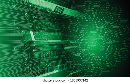 cyber circuit future technology concept background