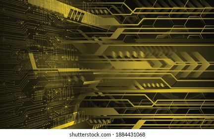 cyber circuit future technology concept background