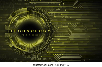 cyber circuit future technology concept background