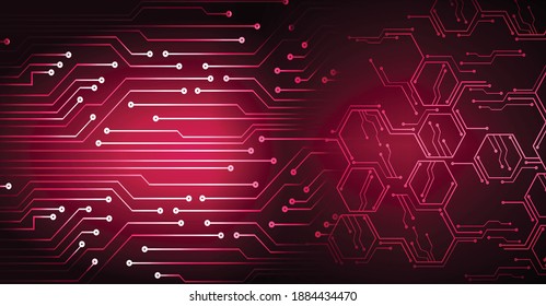 cyber circuit future technology concept background